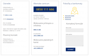 postova banka info